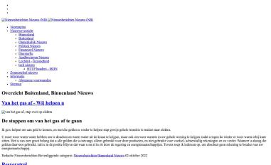 Schermafbeelding van nieuwsberichten.eu