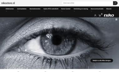 Schermafbeelding van nikostore.nl