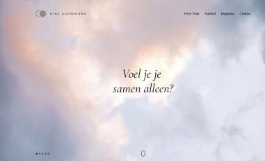 Schermafbeelding van ninaoudshoorn.nl