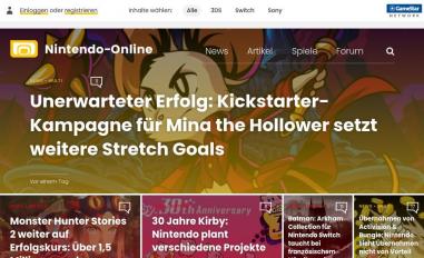 Schermafbeelding van nintendo-online.de