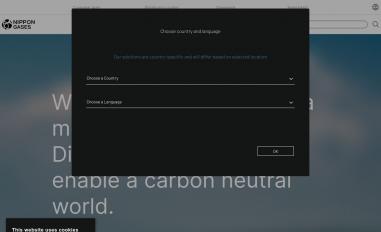 Schermafbeelding van nippongases.com