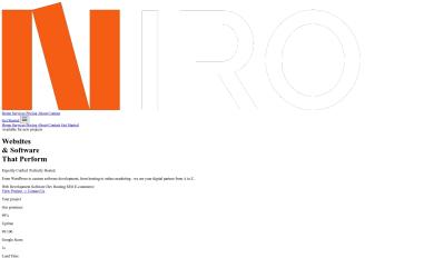 Schermafbeelding van niro-group.org