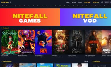 Schermafbeelding van nitefall.eu