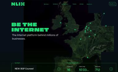 Schermafbeelding van nl-ix.net