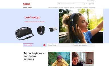Schermafbeelding van nl.hama.com