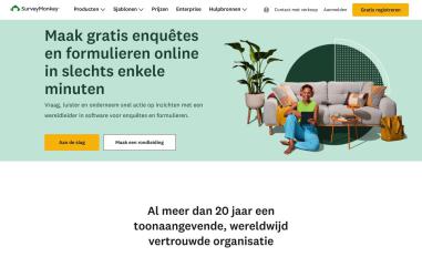 Schermafbeelding van nl.surveymonkey.com