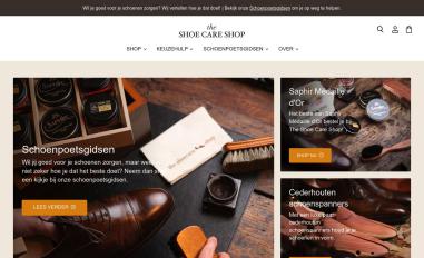 Schermafbeelding van nl.theshoecareshop.com