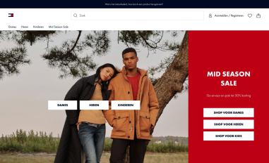 Schermafbeelding van nl.tommy.com