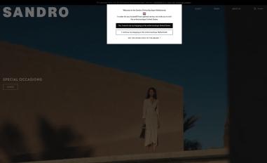 Schermafbeelding van nld.sandro-paris.com