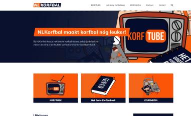 Schermafbeelding van nlkorfbal.nl