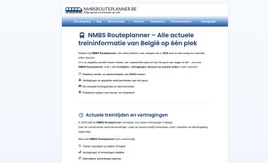 Schermafbeelding van nmbsrouteplanner.be