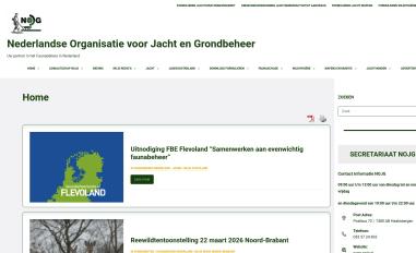 Schermafbeelding van nojg.nl