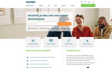 Schermafbeelding van nomeo.be