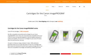 Schermafbeelding van nonac-ink.com