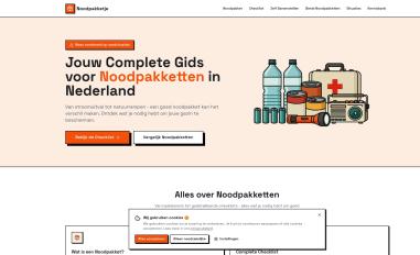 Schermafbeelding van noodpakketje.online