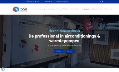 Schermafbeelding van noor-klimaattechniek.nl