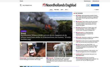 Schermafbeelding van noordhollandsdagblad.nl