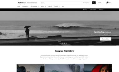 Schermafbeelding van noordzeeboardstore.nl