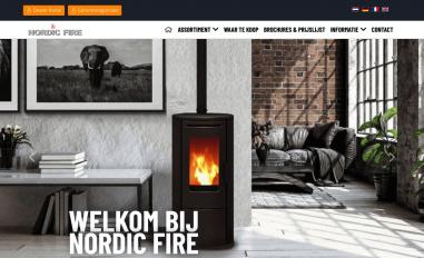 Schermafbeelding van nordicfire.nl