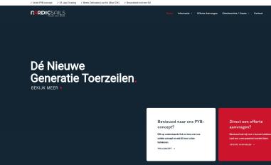 Schermafbeelding van nordicsails.nl
