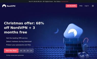 Schermafbeelding van nordvpn.com