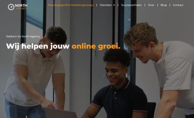 Schermafbeelding van northagency.nl