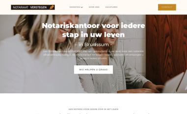 Schermafbeelding van notariaatverstegen.com