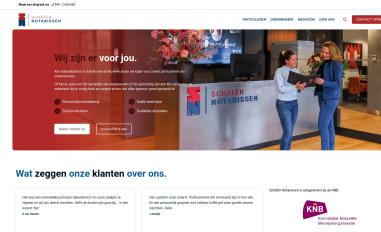 Schermafbeelding van notarisnodig.nl