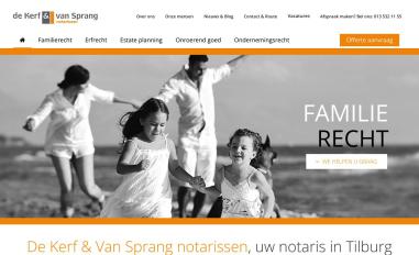 Schermafbeelding van notaristilburg.nl