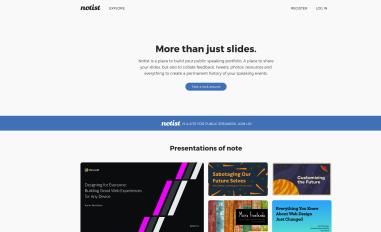 Schermafbeelding van noti.st