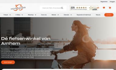 Schermafbeelding van novabikes.nl