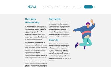 Schermafbeelding van novahulpverlening.nl