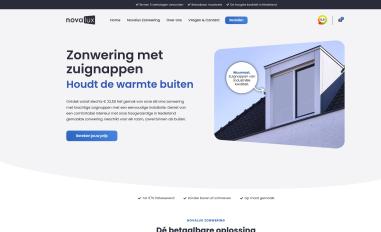 Schermafbeelding van novalux.nl