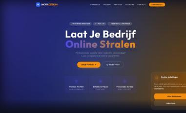 Schermafbeelding van novawebsitedesign.nl