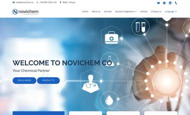 Schermafbeelding van novichem.co