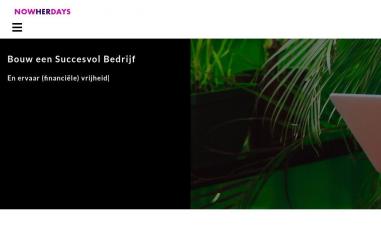 Schermafbeelding van nowherdays.nl