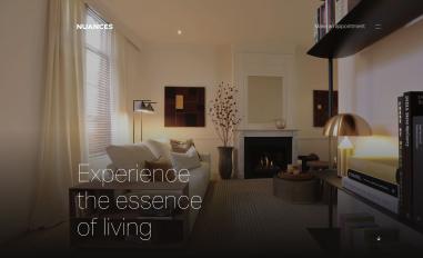 Schermafbeelding van nuances.bureaublanc.be