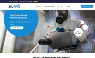 Schermafbeelding van nufris.nl