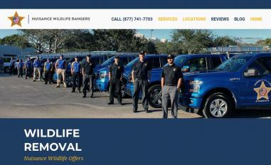 Schermafbeelding van nuisancewildliferangers.com