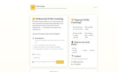 Schermafbeelding van nuracoaching.nl