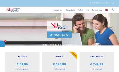 Schermafbeelding van nurecht.nl