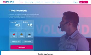 Schermafbeelding van nutheorie.nl