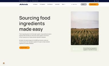 Schermafbeelding van nutrada.com