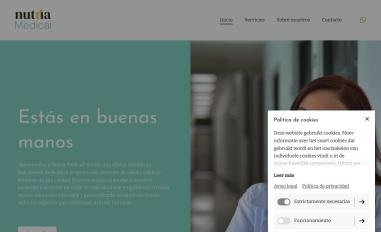 Schermafbeelding van nutriamedical.com