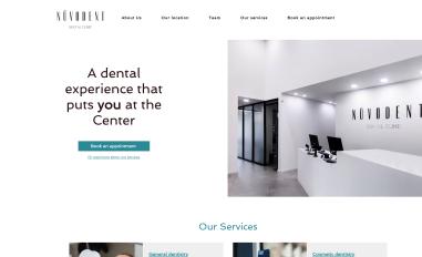 Schermafbeelding van nuvodent.be