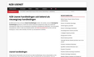 Schermafbeelding van nzbusenet.com