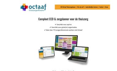 Schermafbeelding van octaafthuiszorgsoftware.nl