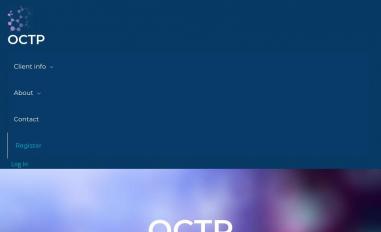 Schermafbeelding van octp.nl