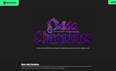 Schermafbeelding van oddschronicles.com