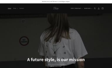 Schermafbeelding van odessyclothing.com